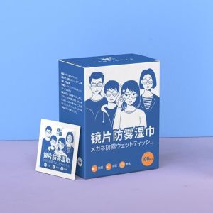 Khăn Lau Kính Nano 100 Gói | Giấy Lau Kính Chống Mờ Chống Hấp Hơi | Lau Kính Cận Gương Xe Cao Cấp
