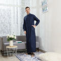 Gamis jubah EMIRAT lengan panjang manset motif terbaru pakaian muslim laki-laki jubah arab mewah elegant. 