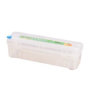 Household Cling Film Cutting Box Kitchen Plastic Cling Film Cutter Food Wrap Tin Foil Cutting Tool