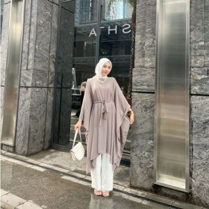 Tunik Sahara Batwing Crinkle Airflow