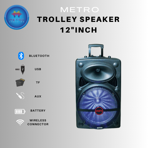 METRO AUDIO TROLLEY SPEAKER 12