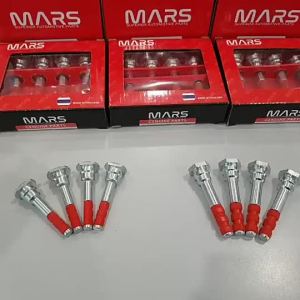MARS FULL SILICONE FRONT DISC KE PIN / CALIPER PIN FOR PERODUA MYVI 1.3 1.5 2011-2016/AXIA/BEZZA