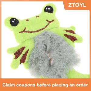 【ZTOYL】 แถบยางรัดผมการ์ตูนกบน่ารักสำหรับเด็กผู้หญิงผมหางม้า Maruko ยางผูกผมยืดหยุ่น Headwear เด็กสาวเด็กเครื่องประดับผม