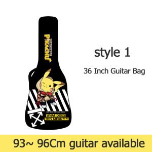 36 inch guitar bag waterproof padded guitar bag double shoulder guitar backpack folk guitar bag personalized customization anime pattern acoustic guitar