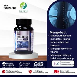 Bio Squalene Obat Kesehatan Tulang Pengapuran Tulang Penguat Tulang Pertumbuhan Tulang Patah Tulang Tulang Retak Keropos Rapuh Kelainan Pada Tulang Susu Kalsium Tulang Aman buat Anak Ibu Hamil Lansia