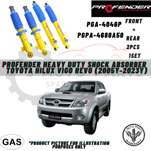 TOYOTA HILUX VIGO REVO (2005Y-2023Y) (FRONT 2PCS REAR 2PCS 1SET 4PCS ...