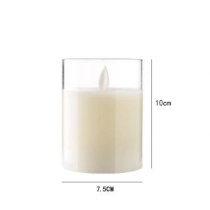 【Max-feel】เทียนอิเล็กทรอนิกส์ ไฟกลางคืนกลางคืน เชิงเทียนใส่ถ่าน ไฟตกแต่งเดสก์ท็อป เทียนปลอม