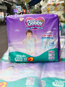 Tã Quần Bobby XXXL22 +2 miếng cho bé 20-35kg