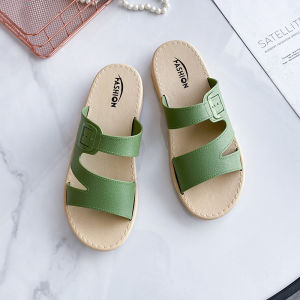 New Fashion Anti-slip Women Slippers / Ladies Slipper / Selipar wanita warna  新款平跟防滑拖鞋