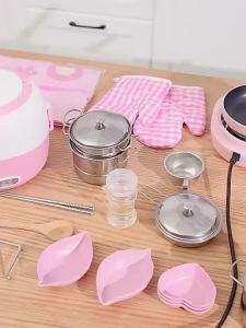 【COD】Real Mini Cooking Set For Kids Kitchen Toys Set for Kids Girls Kitchen Toys for Girls play set