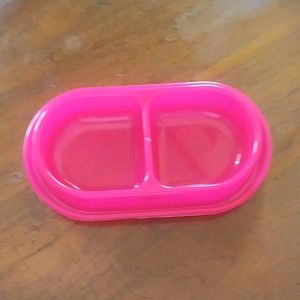 Tempat Makan Kucing Double Anti Semut Anti Slip