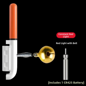 ADREE Pin CR425 Đèn câu cá điện tử Chống thấm nước Double Snap Phao câu cá trên đá Di động Phao có thể tháo rời Phao phát sáng Câu cá đêm
