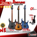 ทักแชทรับส่วนลด 80% กีต้าร์ไฟฟ้า Ibanez RGA42FM สี Blue Lagoon , Dragon Eye , Transparent Gray - Electric Guitar RGA42FM ,ฟรีของแถมครบชุด ,พร้อมSet Up&QCเล่นง่าย เต่าเเดง. 