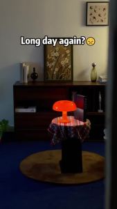 Mushroom table lamp minimalist modern bedroom bedside usb desk lighting home