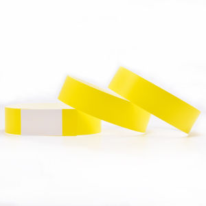 100PCS Waterproof Disposable Tyvek Paper Wrist Bands Fluorescent Solid Color Birthday Party Accessory Event