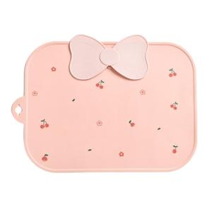 Foldable Dinner Placemat for Toddlers Kids Placemats Infant Anti Slip Mat Silicone Tablemats Baby Feeding Plate