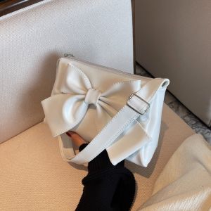 2023 Baru Retro Busur Tas Rantai Messenger Tas Wanita Fashion Sederhana Lipit Satu Bahu Ketiak Tas Cloud Bag BAO077