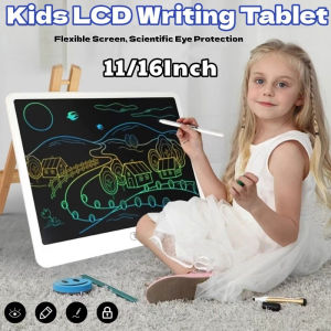 16 Inch LCD Color Screen Drawing Board for Kids with Pen Erasable Portable Magic Writing Tablet