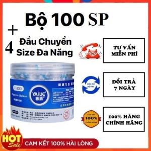 Bộ 100 Dụng Cụ Đầu Nhựa ! Có Kèm Đầu Chuyển Đổi Cỡ Nhỏ FULLBOX