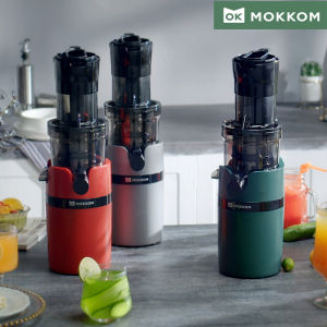 เครื่องคั้นน้ำผลไม้ครอบครัวขนาดใหญ่ MOKKOM เครื่องแยกกากอัตโนมัติ รุ่นMK-199 ระบบมอเตอร์เงียบ80RPM เหมาะสำหรับส้ม/สับปะรด/มะม่วง รับประกัน1ปี