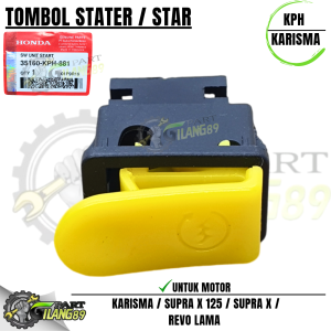 Tombol stater karisma supra x 125 supra x prima star vario 110 beat spacy scoopy