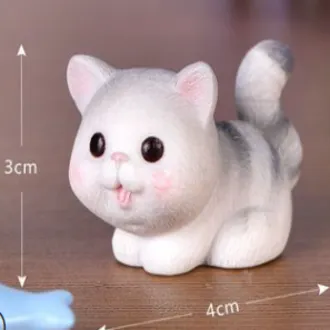 MINIATUR KUCING UNTUK DEKORASI / CAT CUTE / MINI FIGURE