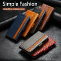 Flip Case for Samsung Galaxy S26 S25 S24 Plus Ultra SE edge Wallet Simple Splicing Textured Men Leather Classic Phone Cover. 