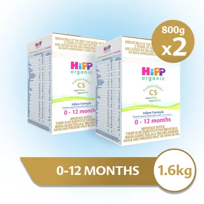 HiPP Organic CS Infant Formula 0-12 Months 1.6 kg (800gx2)