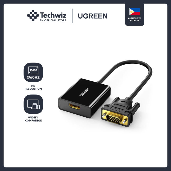 Techwiz] UGREEN VGA Male To HDMI Female Converter PH Year