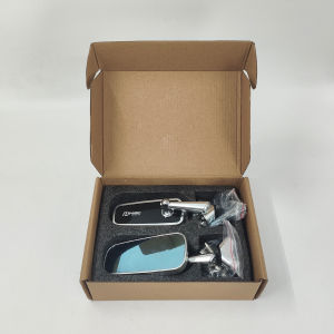 H2C Motorcycle CNC Aluminum Alloy Rearview Mirror – Blue Anti-glare Reversing Mirror for Xmax V1 V2