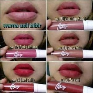 ILAV LIPSTIK MATTE no 03 (Chocored) Lipstik cair tahan lama tidak kering di bibir Bpom Halal