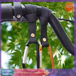 Graceful ตะขอด้านหน้าสกู๊ตเตอร์ไฟฟ้า1 2ชิ้นตะขออลูมิเนียมอัลลอยด์สำหรับจักรยานรถเข็นเด็กตะขอแขวนรูปตัว D-Hook