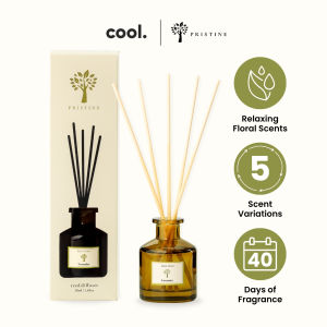 Pristine Reed Diffuser | Garden Series | Essential Oil | Fragrance Diffuser for Toilet | 50ml | Fragrance Home Aroma Gift Decorations