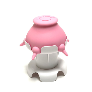 Pet Nipple Milk Feeder Silicone Pet Milk Bottle Bionic Self Feeding Device Dog Feeder Bowl 4 Nipples Kitten Puppies Feeder Bowl