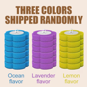 Multi-Color Bathroom Toilet Brush Set with Scented Foam Heads | Durable Bath Accessory for Tandas & Bilik Air