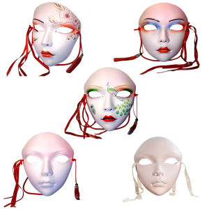 Chinese Styles Mask Halloween Mask Full Face Mask Anime Mask Masquerade Mask Cosplay Mask Party Mask Carnivals Mask