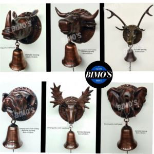 Ketukan Pintu Rumah Kuningan Motif Hewan Bel Pintu Kuningan Lonceng Pintu