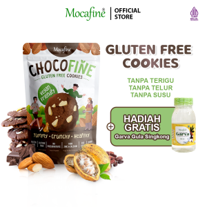 MOCAFINE Gluten Free Cookies Chocofine Vegan Cookies 150 gram
