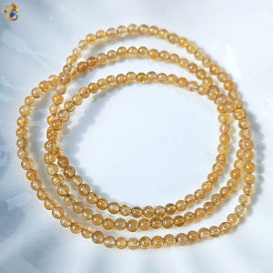 Collection Grade Gold Tourmaline 3 Rounds Bracelet