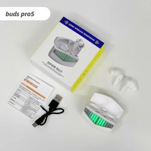 CW-SHOP(BUDS PRO5)*พร้อมส่งในไทย*ชุดหูฟังบลูทูธ New Busan Pro5 Long Range TWS Mini Sports In Ear หูฟัง ไร้สาย