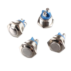 Metal Push Button Switch Waterproof Momentary Horn Switch Start Self Reset