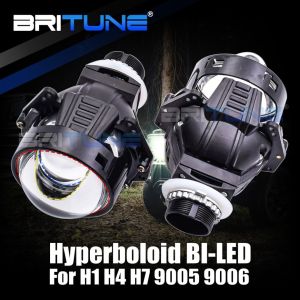 50W Bi led Lenses For Motorcycle Headlights H1 H4 H7 9005 9006 LED Lights Hyperboloid Matrix Projector 3 inch Car Lens Retrofit Hella 3 5r