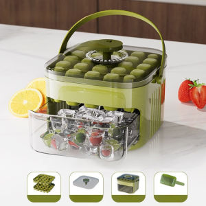Easy To Use Ice Cube Tray Large Capacity Ice Cube Maker Quick Freeze Ice Maker Mold BPA Free Ice Cube Container