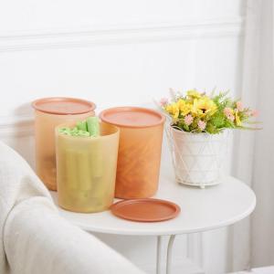 Sumber Baru Plastik Toples Savina  Gold Set of 3 Pcs
