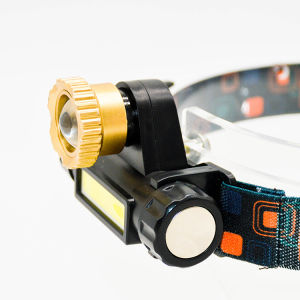 Senter Kepala Super Terang LED Head lamp  Senter 3 Mode Cahaya COB