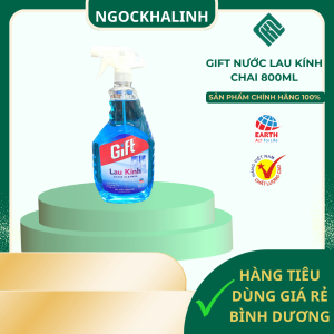 Gift nước lau kính chai 800ML
