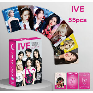 DSF Studio 50-55pcs IVE EMPATHY Hologram Laser Lomo Cards ATTITUDE SHOW WHAT I HAVE Alive SWITCH DIVE Photocards WONYOUNG YUJIN LIZ LEESEO REI GAEUL Holographic Postcards Cheap HT