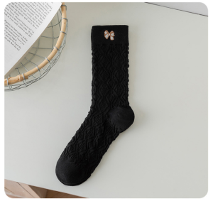 ถุงเท้าลำลอง ลายถัก น่ารัก ใส่สบาย