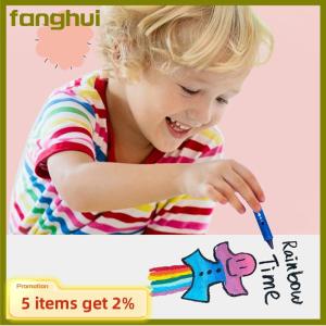 fanghui 6Pcs Washable Bath Crayons Colorful Drawing In The Tub Easy Clean Crayons Kids Colorful Funny Art Toy Graffiti Bathroom Crayon