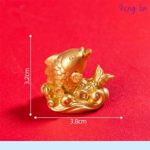 🔥🔥🔥fenglin Mini New Years Wealth Tree Lucky Bag Statue Micro Landscape Home Desktop Car Dashboard Decoration